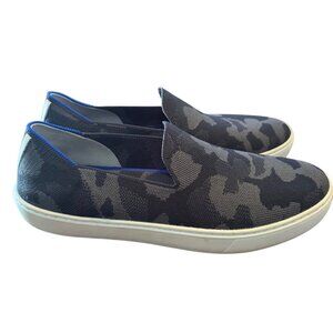 Rothy's Women's Camo Slip-On Sneakers Size 10 Gray & Black Recycled Materials
